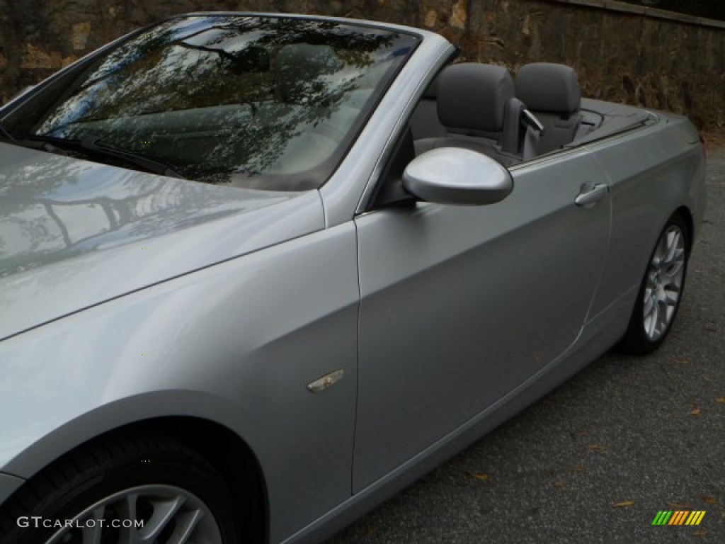 2007 3 Series 328i Convertible - Titanium Silver Metallic / Grey photo #19