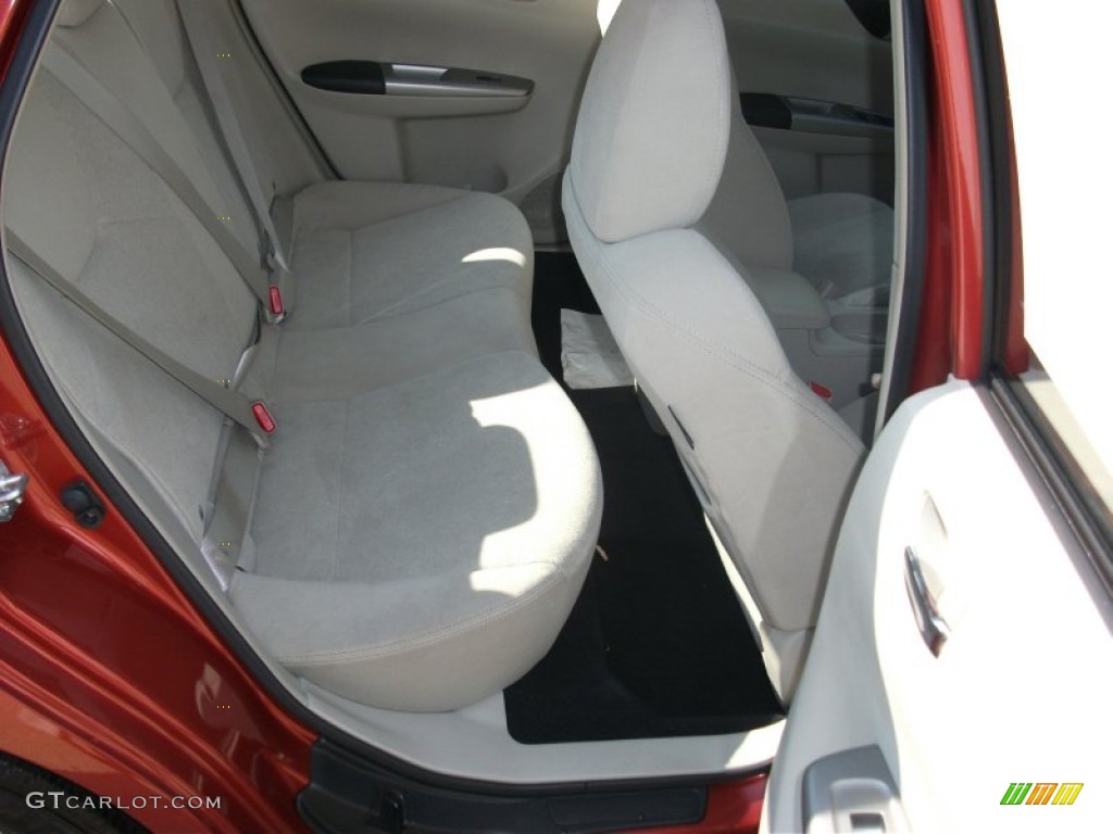 2009 Impreza 2.5i Premium Sedan - Paprika Red Pearl / Ivory photo #12