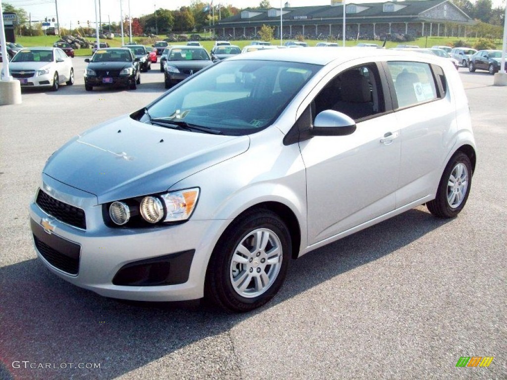 Silver Ice Metallic 2012 Chevrolet Sonic LS Hatch Exterior Photo #55410018