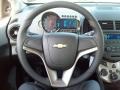 Jet Black/Dark Titanium 2012 Chevrolet Sonic LS Hatch Steering Wheel