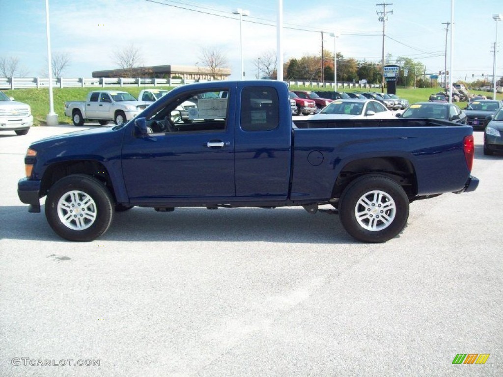 Deep Navy 2012 Chevrolet Colorado LT Extended Cab 4x4 Exterior Photo #55410267