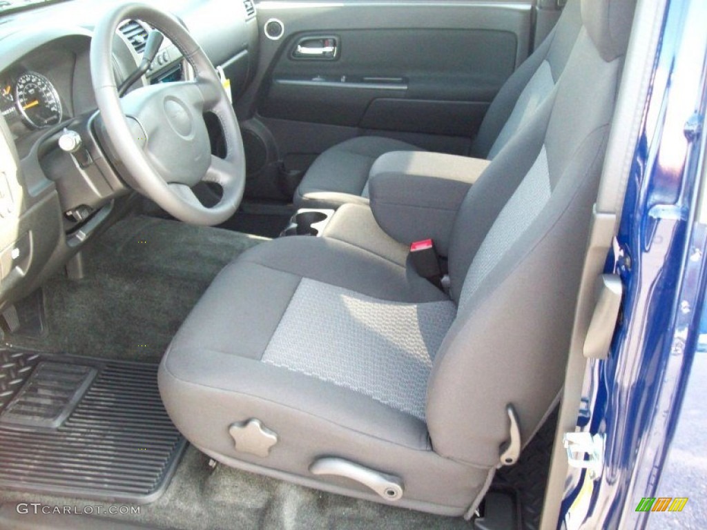Ebony Interior 2012 Chevrolet Colorado LT Extended Cab 4x4 Photo #55410315