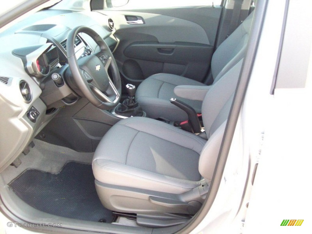Dark Pewter/Dark Titanium Interior 2012 Chevrolet Sonic LTZ Hatch Photo #55410546