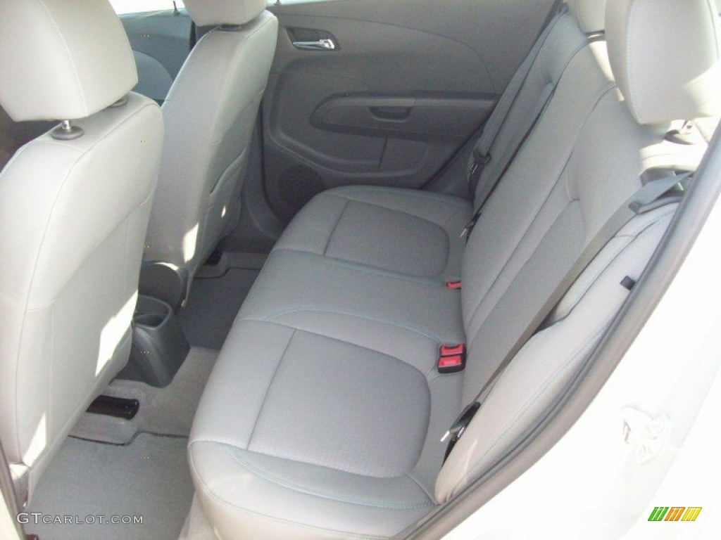 Dark Pewter/Dark Titanium Interior 2012 Chevrolet Sonic LTZ Hatch Photo #55410555