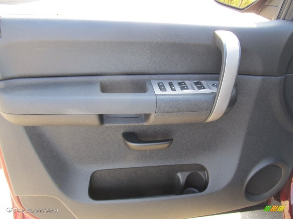 2008 Silverado 1500 LT Extended Cab 4x4 - Deep Ruby Metallic / Ebony photo #7