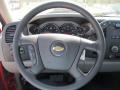 Dark Titanium 2012 Chevrolet Silverado 3500HD WT Regular Cab Chassis Steering Wheel
