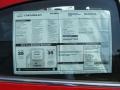 2012 Chevrolet Sonic LT Sedan Window Sticker