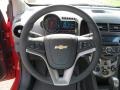 Dark Pewter/Dark Titanium 2012 Chevrolet Sonic LT Sedan Steering Wheel