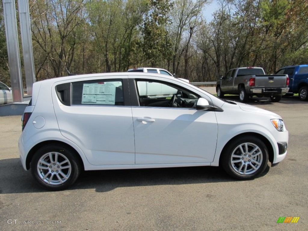 Summit White 2012 Chevrolet Sonic LT Hatch Exterior Photo #55411908