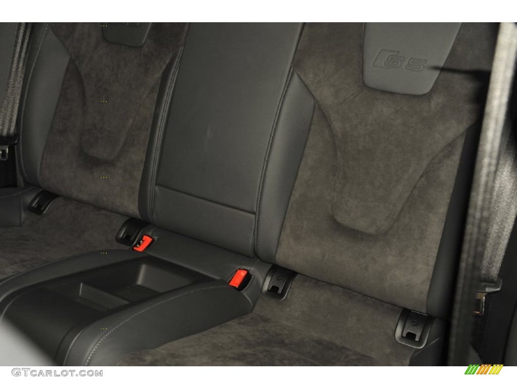 Black Interior 2012 Audi S5 4.2 FSI quattro Coupe Photo #55412169
