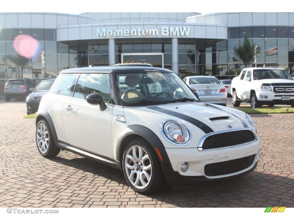 2007 Cooper S Hardtop - Pepper White / Gravity Tuscan Beige photo #1