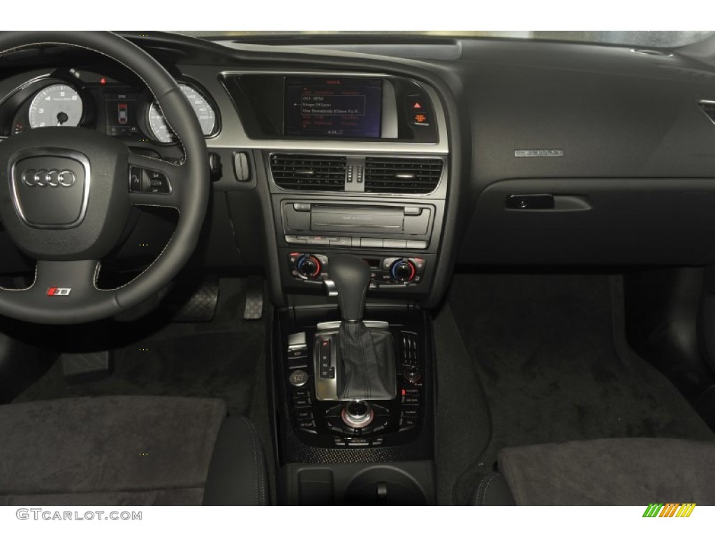 2012 Audi S5 4.2 FSI quattro Coupe Black Dashboard Photo #55412190