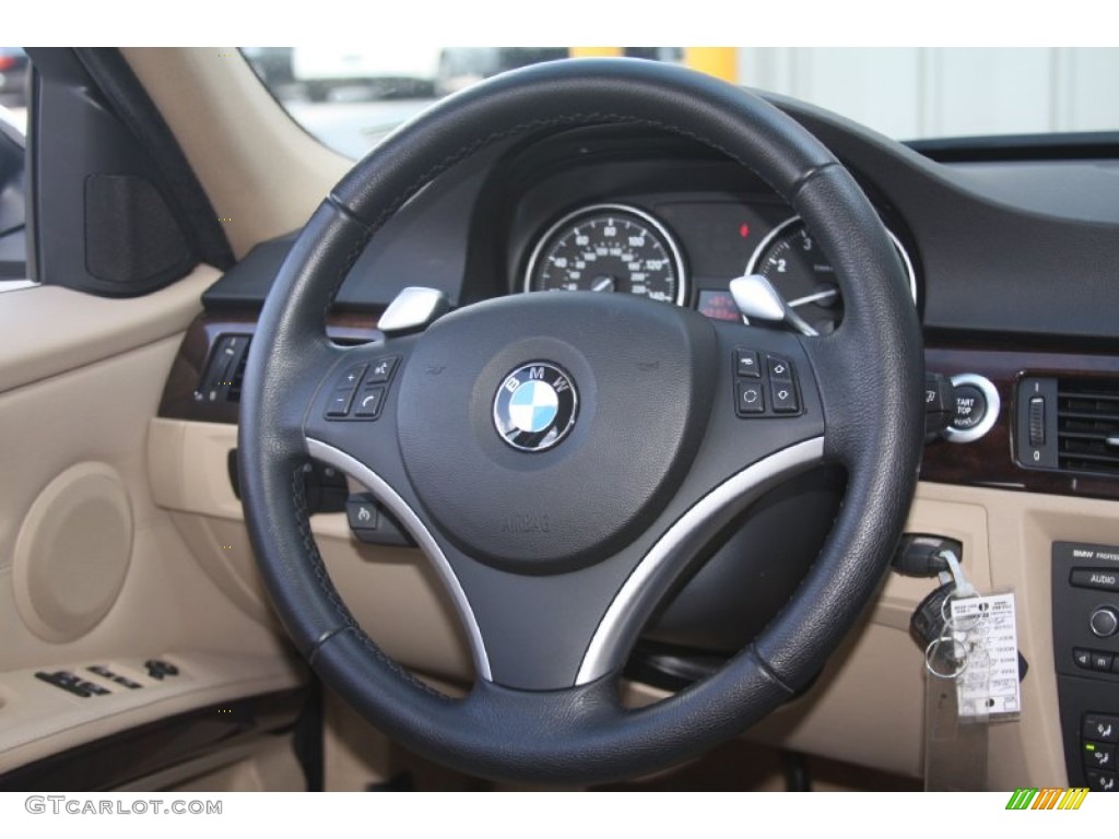 2008 3 Series 328i Sedan - Black Sapphire Metallic / Cream Beige photo #33