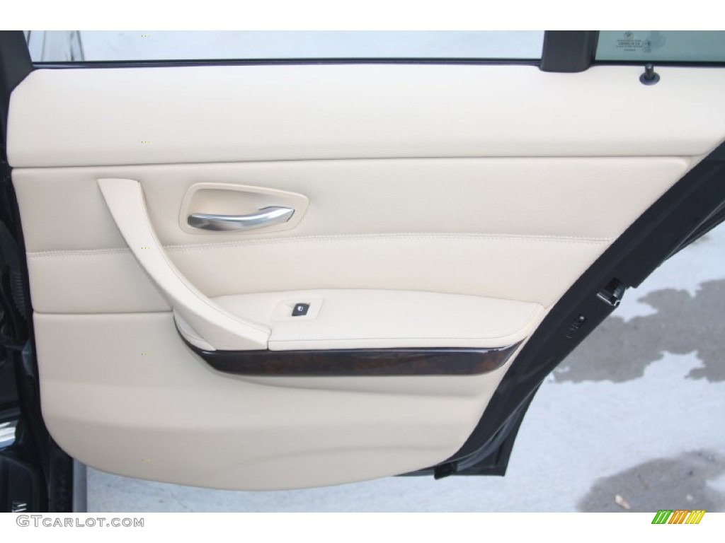 2008 3 Series 328i Sedan - Black Sapphire Metallic / Cream Beige photo #37