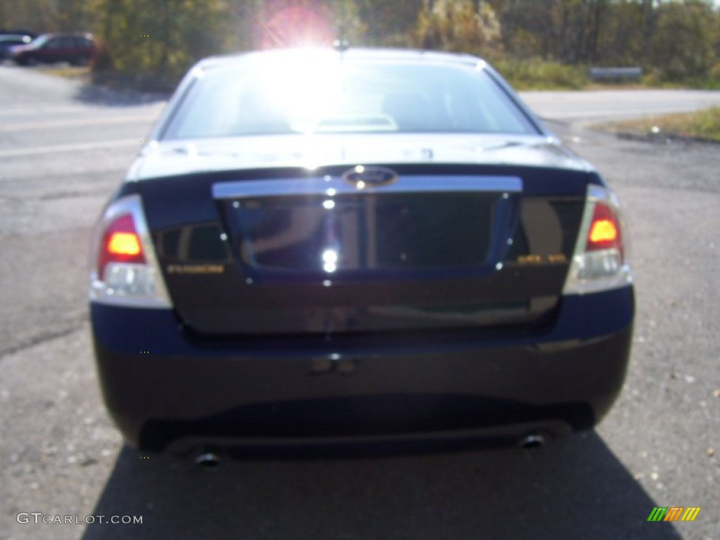2008 Fusion SEL V6 - Dark Blue Ink Metallic / Charcoal Black photo #6