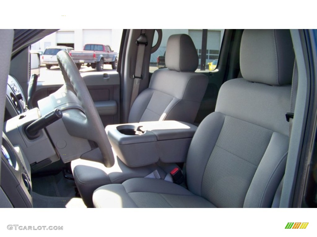 2005 F150 XLT SuperCrew 4x4 - Aspen Green Metallic / Medium Flint/Dark Flint Grey photo #12