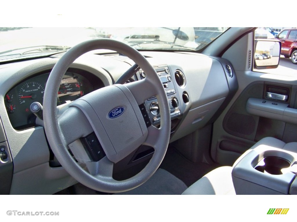 2005 F150 XLT SuperCrew 4x4 - Aspen Green Metallic / Medium Flint/Dark Flint Grey photo #13
