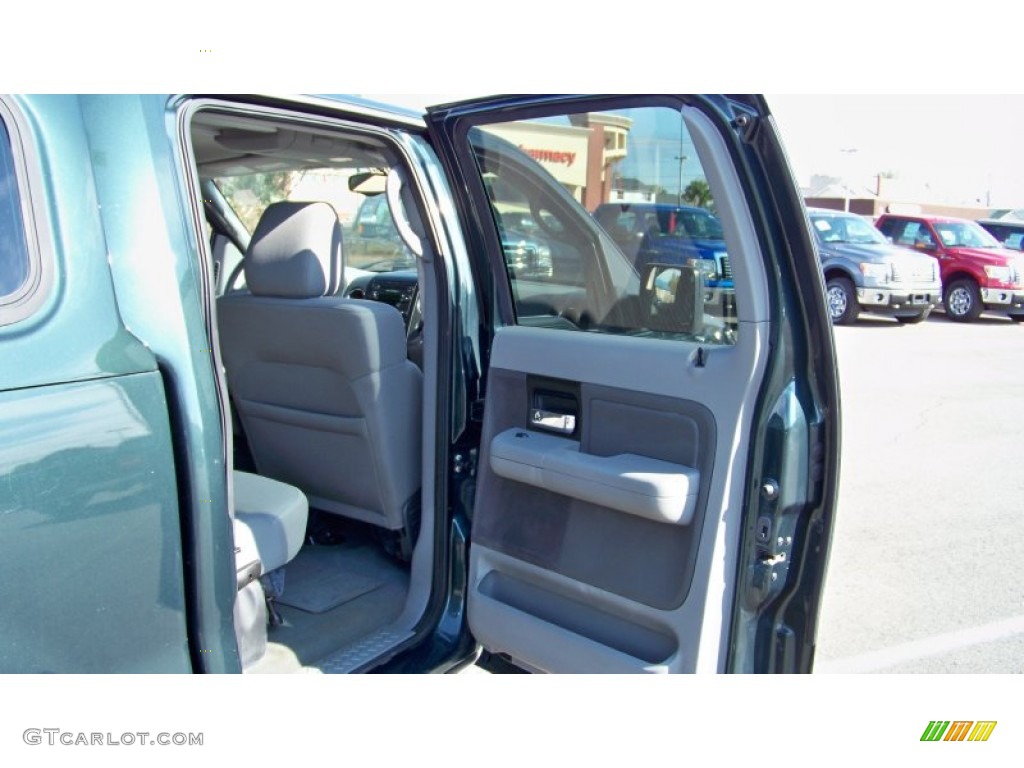 2005 F150 XLT SuperCrew 4x4 - Aspen Green Metallic / Medium Flint/Dark Flint Grey photo #16