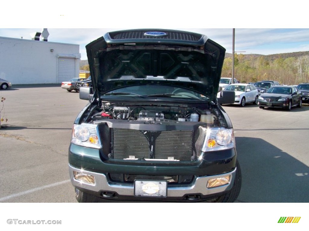 2005 F150 XLT SuperCrew 4x4 - Aspen Green Metallic / Medium Flint/Dark Flint Grey photo #24