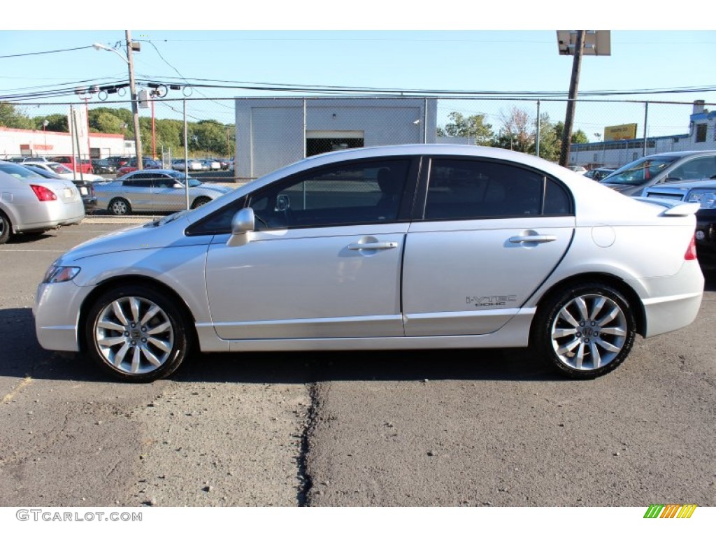Alabaster Silver Metallic 2010 Honda Civic Si Sedan Exterior Photo #55413927