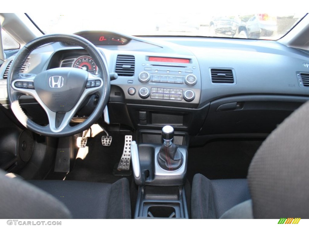 2010 Honda Civic Si Sedan Black Dashboard Photo #55413990