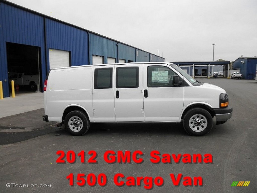 2012 Savana Van 1500 Cargo - Summit White / Medium Pewter photo #1