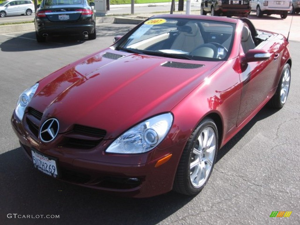 Storm Red Metallic Mercedes-Benz SLK