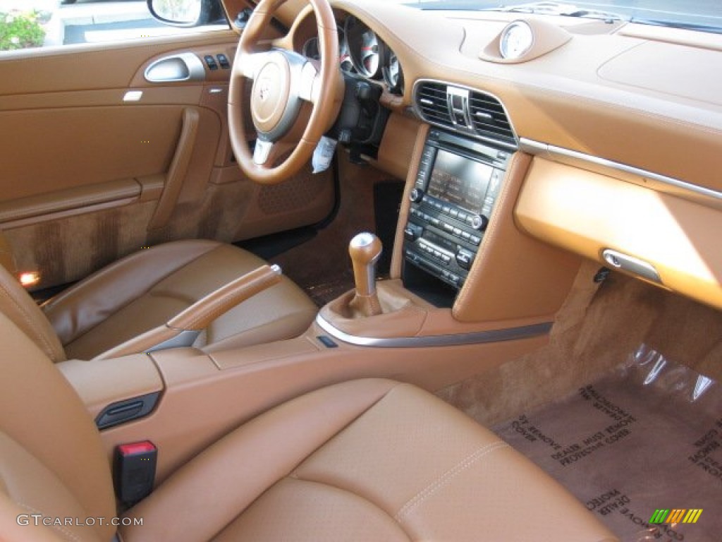 Natural Brown Interior 2009 Porsche 911 Carrera S Coupe Photo #55415430