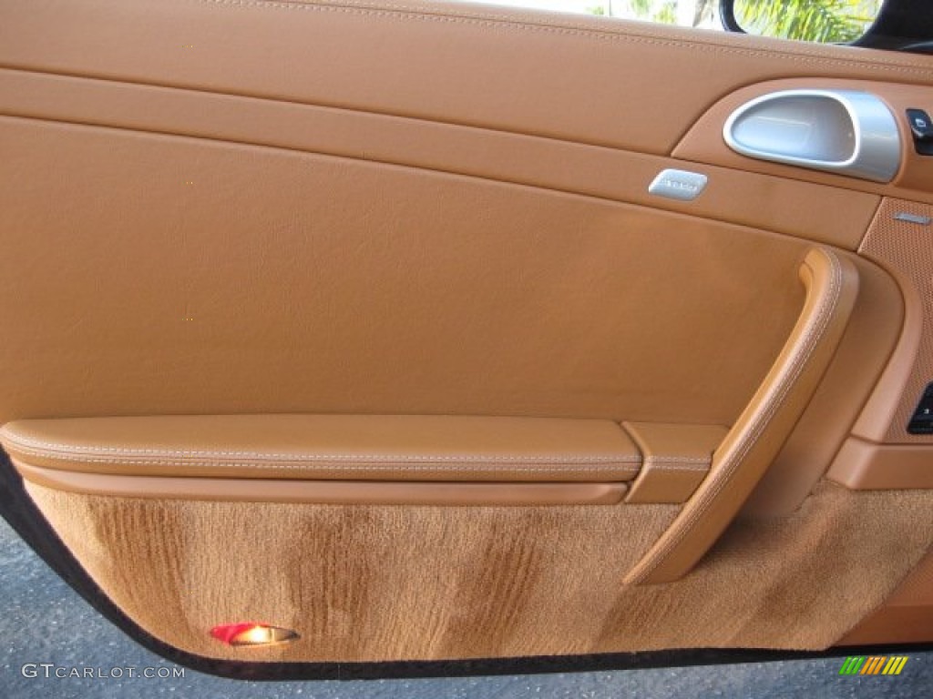 2009 Porsche 911 Carrera S Coupe Natural Brown Door Panel Photo #55415457