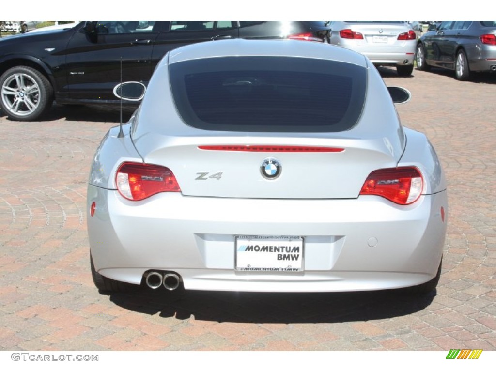 2006 Z4 3.0si Coupe - Titanium Silver Metallic / Black photo #11