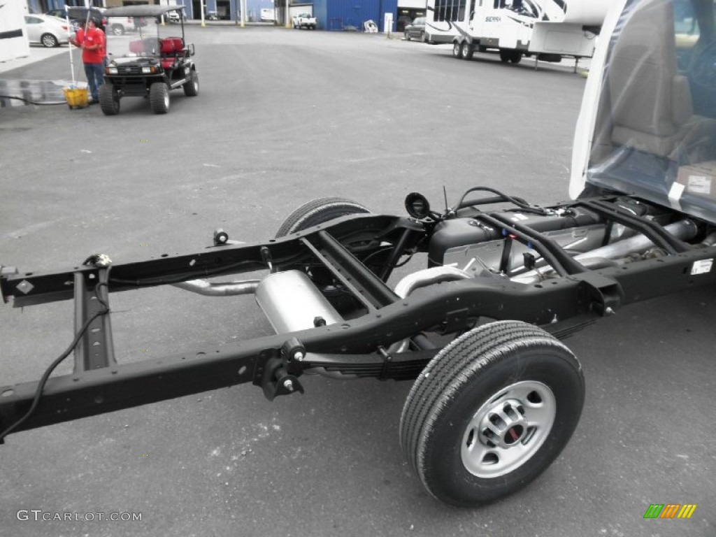 2012 GMC Savana Cutaway 3500 Commercial Utility Truck Undercarriage Photo #55415820