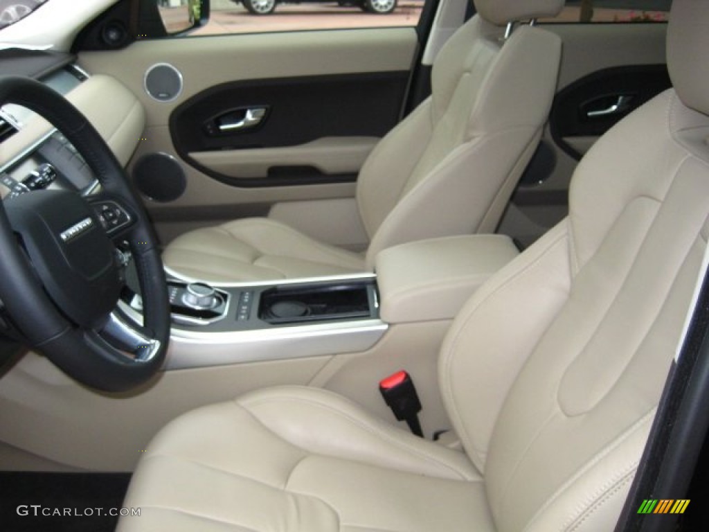 Almond/Espresso Interior 2012 Land Rover Range Rover Evoque Pure Photo #55416423