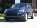 2012 Dark Blue Metallic Porsche Cayenne   photo #1