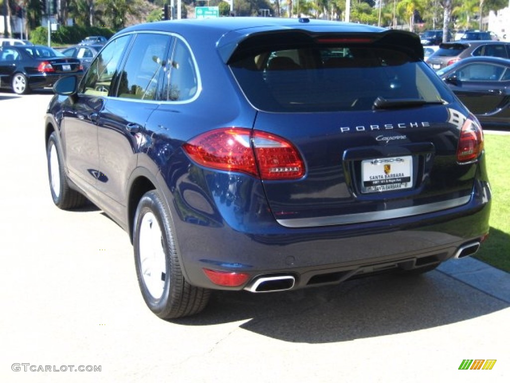 2012 Cayenne  - Dark Blue Metallic / Luxor Beige photo #3