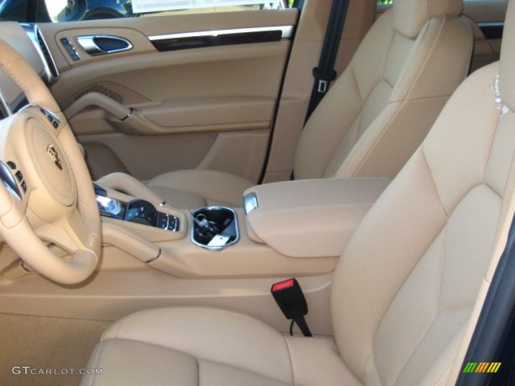 2012 Cayenne  - Dark Blue Metallic / Luxor Beige photo #5