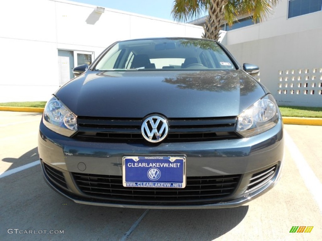 2012 Golf 4 Door - Blue Graphite Metallic / Titan Black photo #2