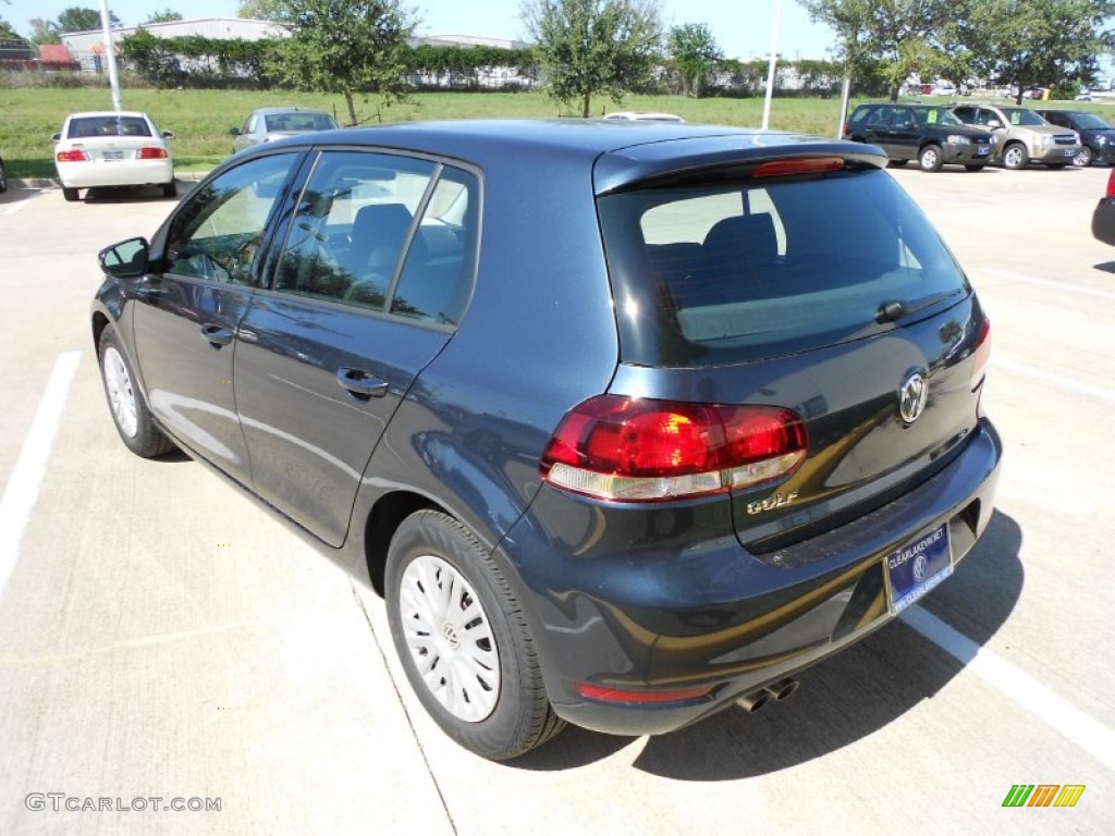 2012 Blue Graphite Metallic Volkswagen Golf 4 Door 55402513 Photo 5