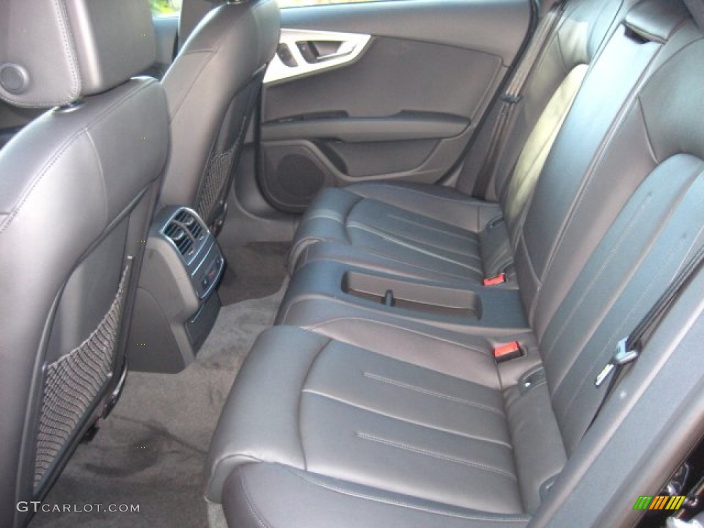 Black Interior 2012 Audi A7 3.0T quattro Premium Photo #55416891