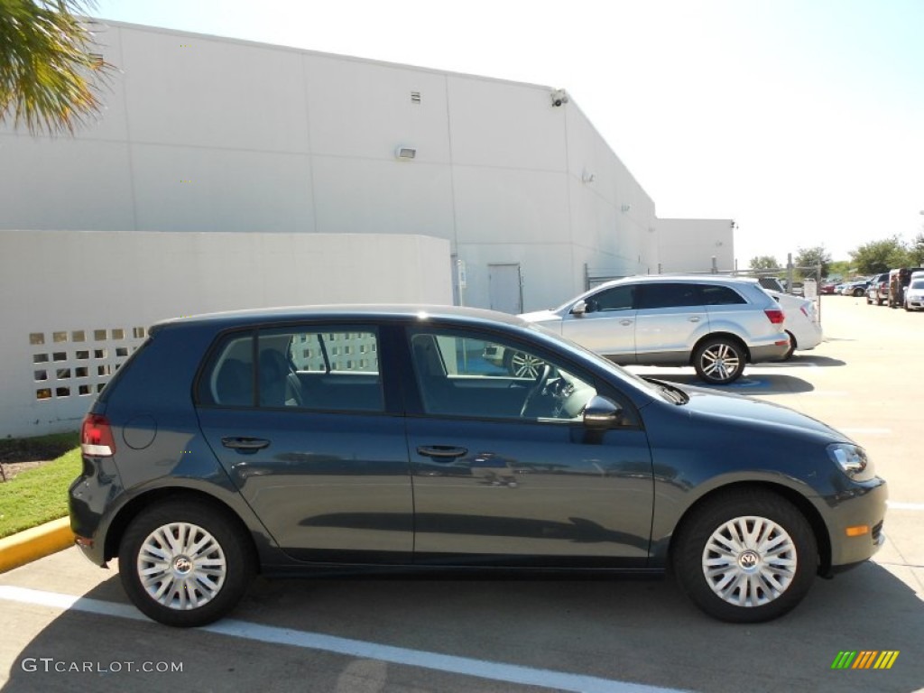 2012 Golf 4 Door - Blue Graphite Metallic / Titan Black photo #8
