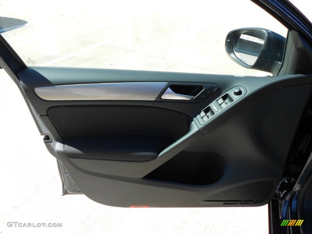 2012 Golf 4 Door - Blue Graphite Metallic / Titan Black photo #10