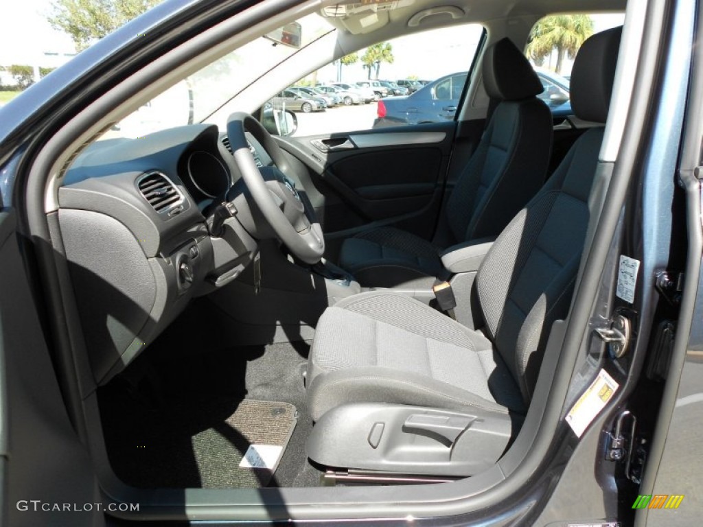 2012 Golf 4 Door - Blue Graphite Metallic / Titan Black photo #11