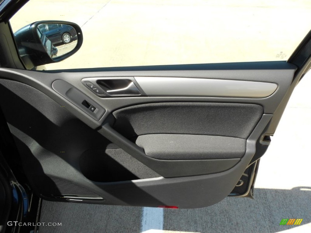 2012 Golf 4 Door - Blue Graphite Metallic / Titan Black photo #12