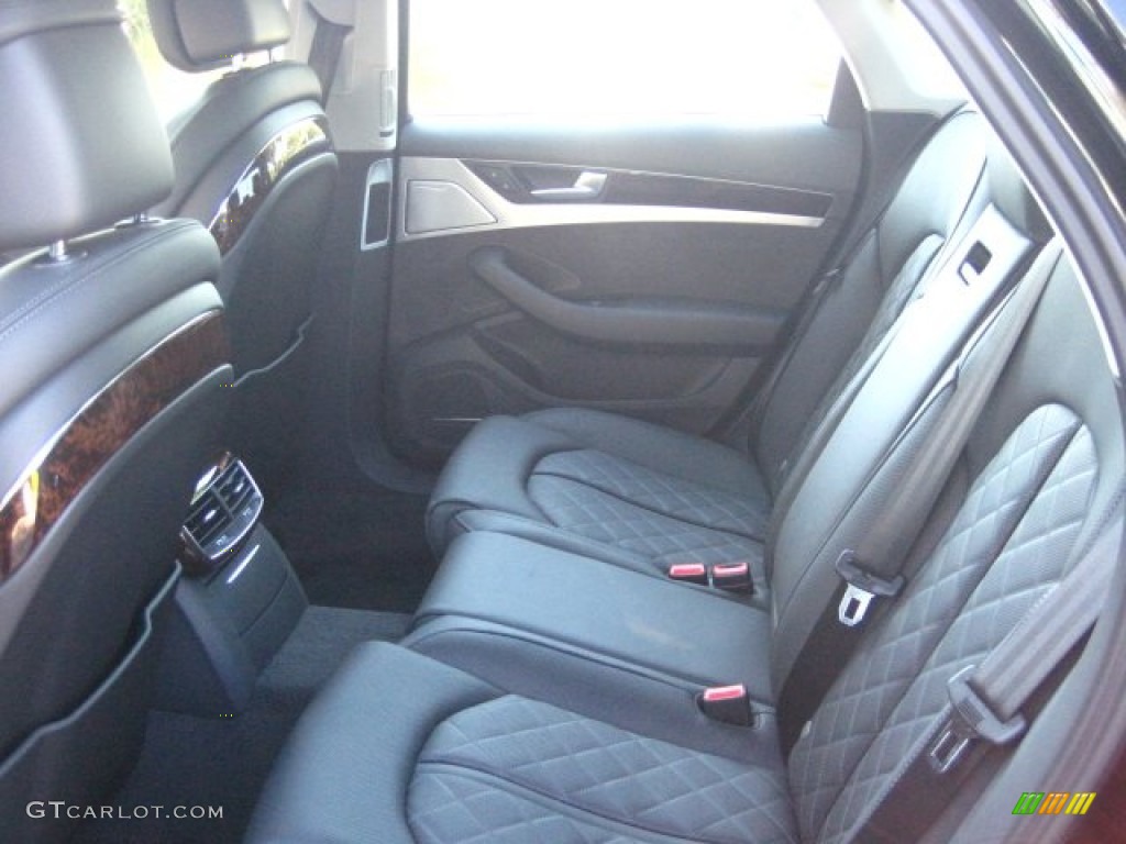 Black Interior 2012 Audi A8 4.2 quattro Photo #55416945