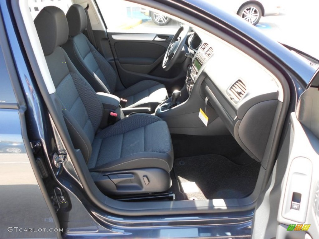 2012 Golf 4 Door - Blue Graphite Metallic / Titan Black photo #13