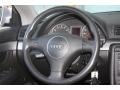 2002 Audi A4 Ebony Interior Steering Wheel Photo