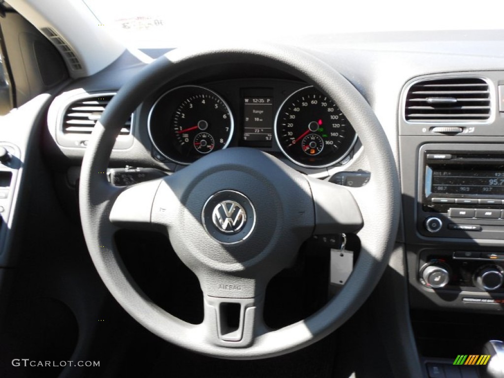 2012 Golf 4 Door - Blue Graphite Metallic / Titan Black photo #16