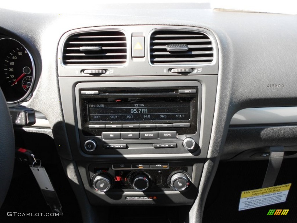2012 Golf 4 Door - Blue Graphite Metallic / Titan Black photo #17