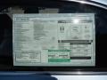  2012 Passat 2.5L SEL Window Sticker