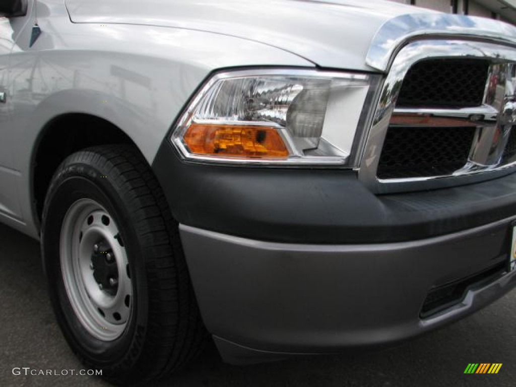 2010 Ram 1500 ST Quad Cab - Bright Silver Metallic / Dark Slate/Medium Graystone photo #2