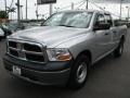 2010 Bright Silver Metallic Dodge Ram 1500 ST Quad Cab  photo #5